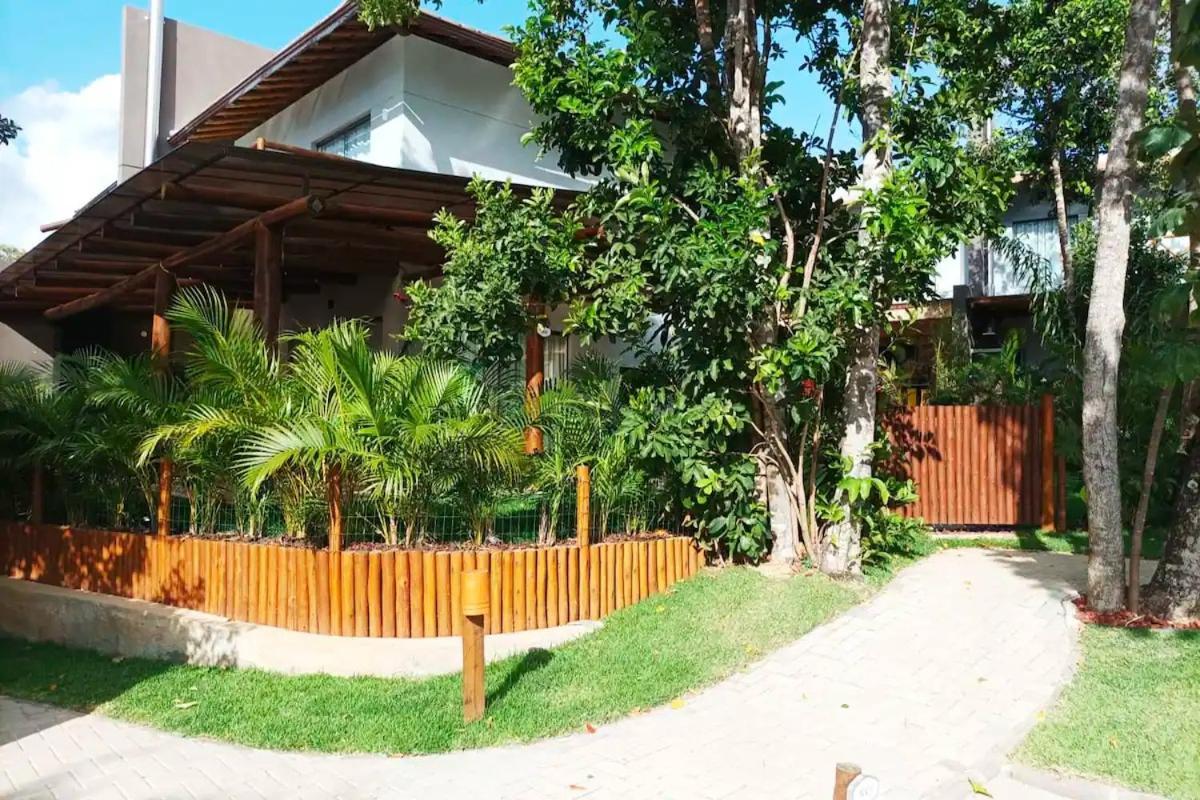 Casa Praia Do Forte Bahia Jardim Piscina Churrasco Exterior photo