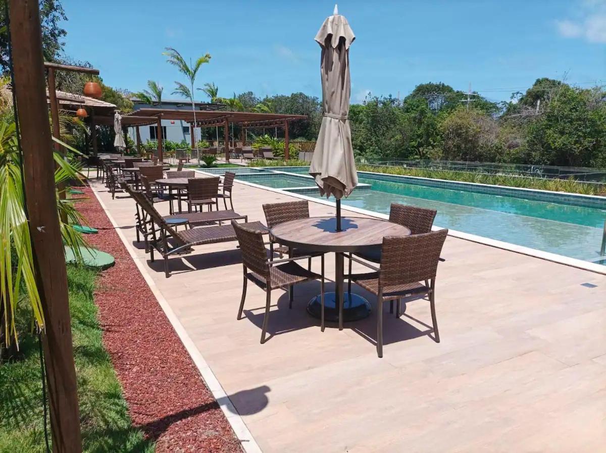 Casa Praia Do Forte Bahia Jardim Piscina Churrasco Exterior photo
